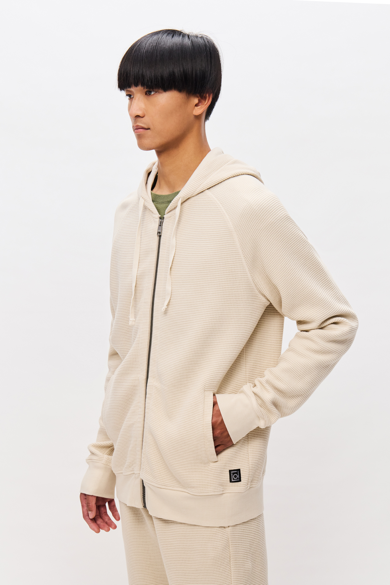 WAFFLE RAGLAN FULLZIP
