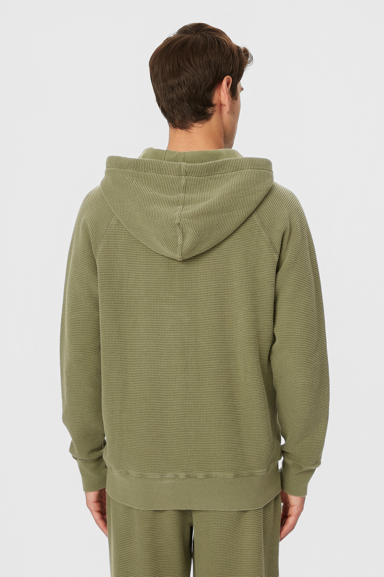 WAFFLE RAGLAN FULLZIP