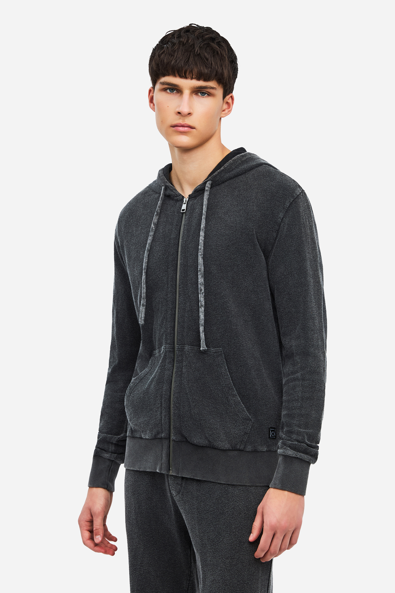REGULAR KNITTED SLUB FULLZIP
