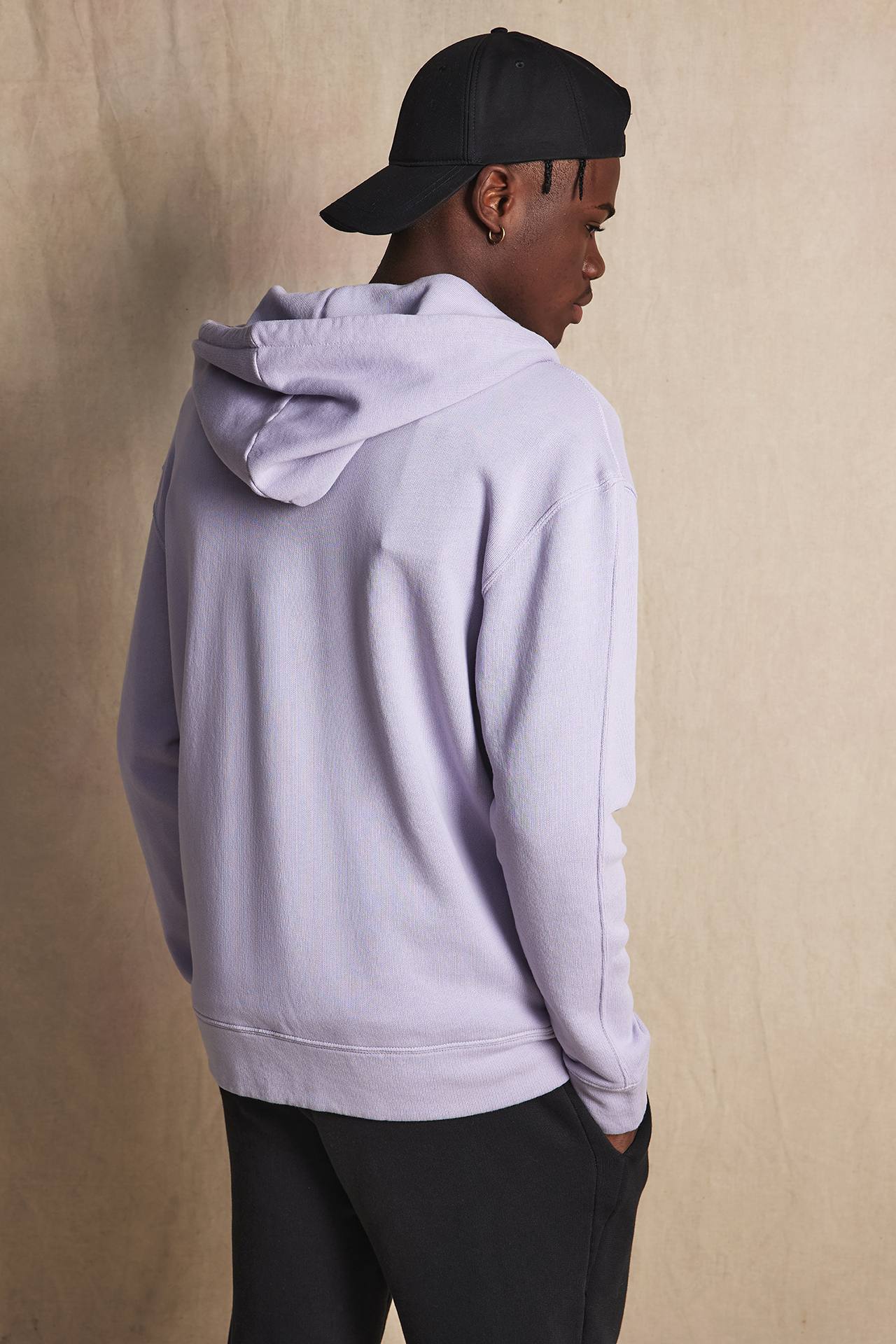 DROPSHOULDER LOOSE KNIT F-ZIP