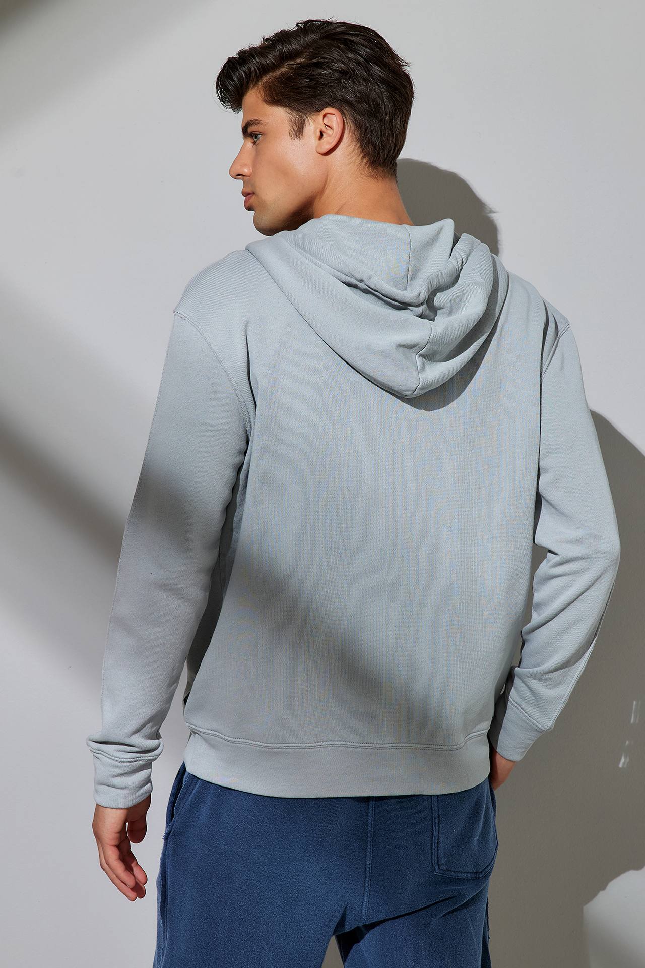 DROPSHOULDER LOOSE KNIT F-ZIP