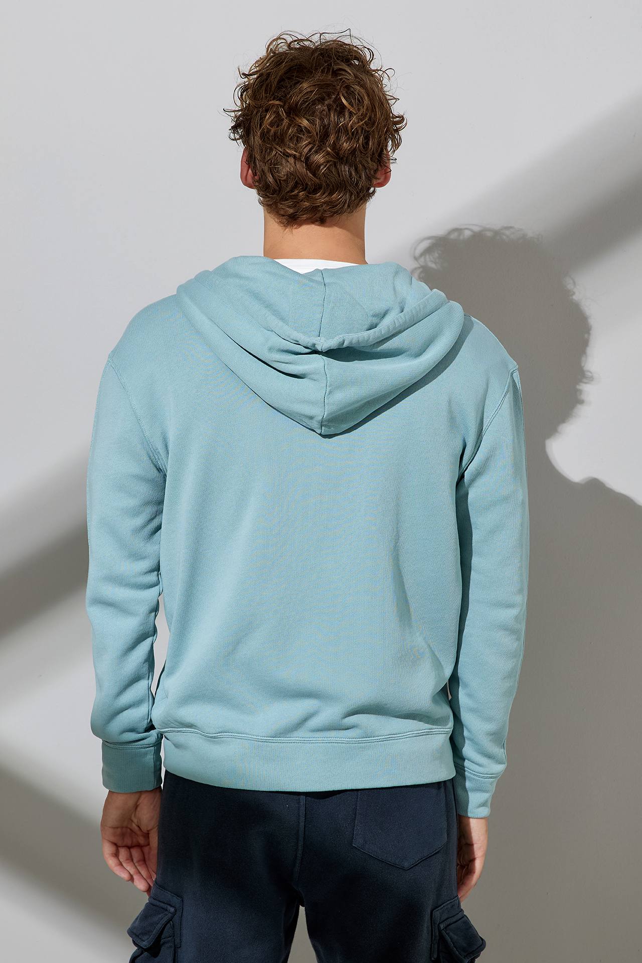 DROPSHOULDER LOOSE KNIT F-ZIP