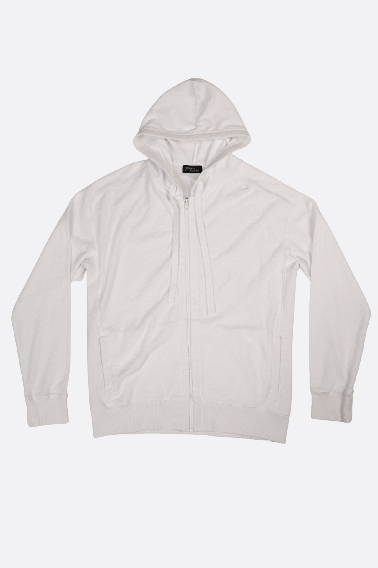 Terry Towel With Rib Detail FULL ZIP