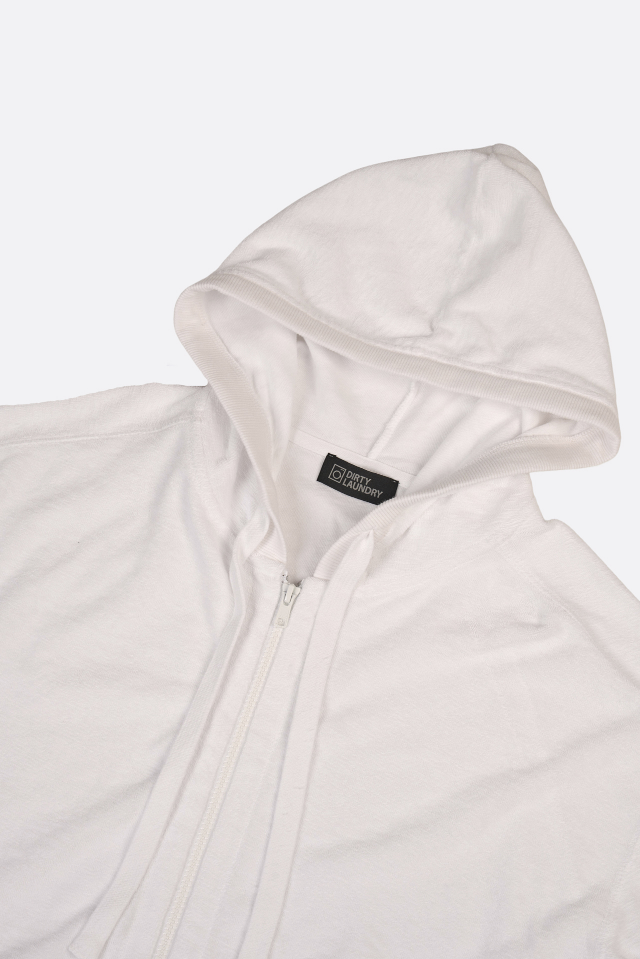 Terry Towel With Rib Detail FULL ZIP