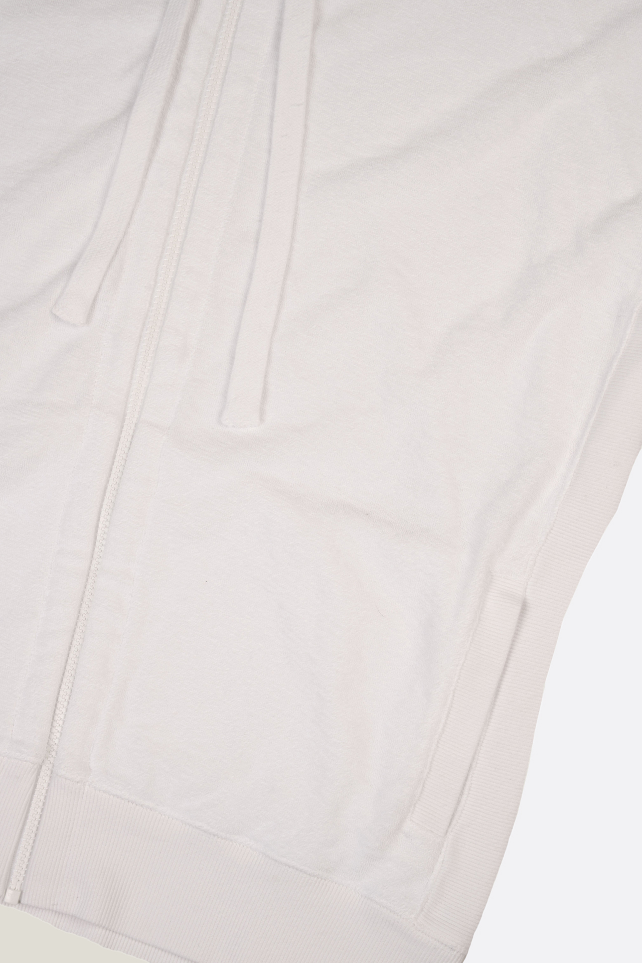 Terry Towel With Rib Detail FULL ZIP