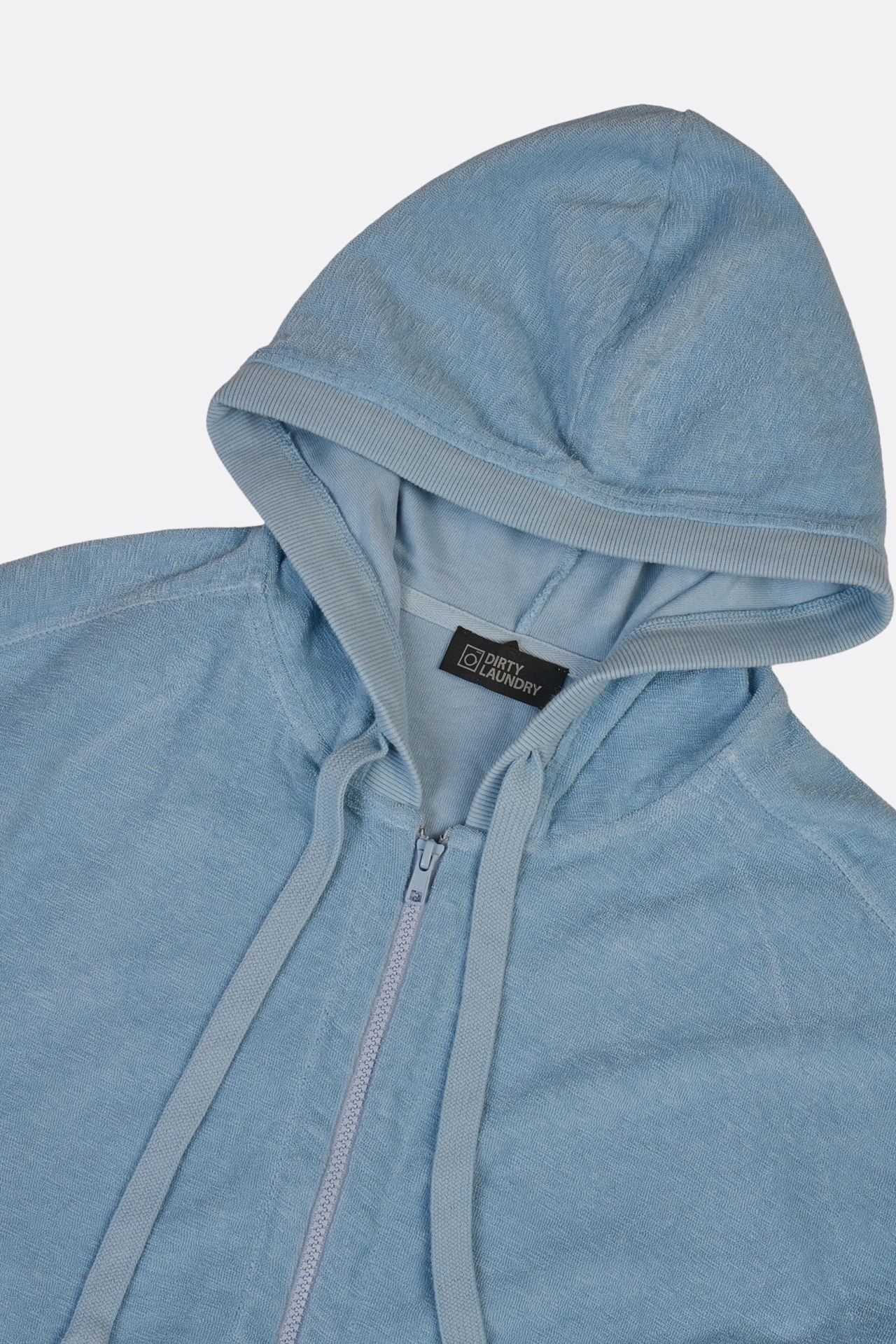 Terry Towel With Rib Detail FULL ZIP