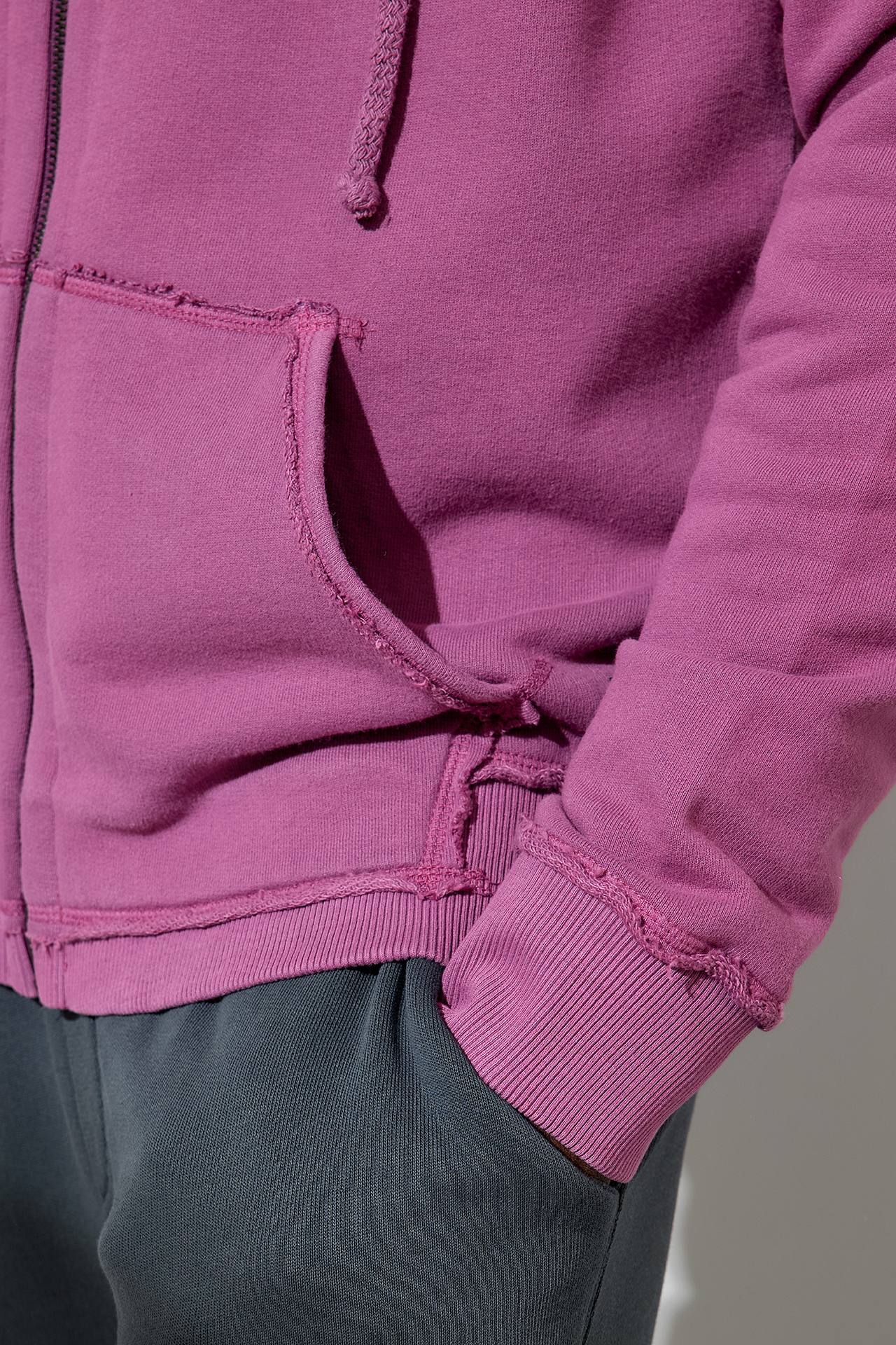 RAW EDGE SEAMS F-ZIP