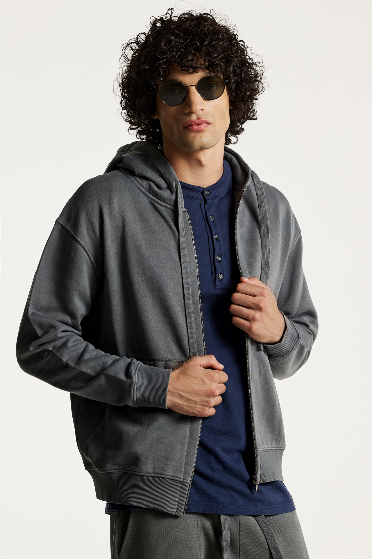 Relaxed Fit Full Zip