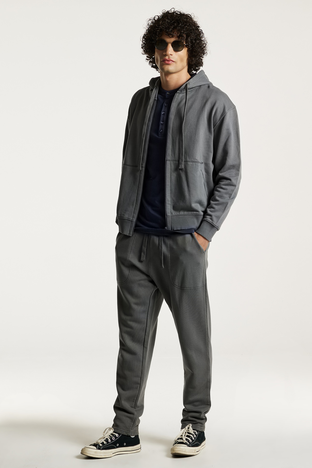 Relaxed Fit Full Zip