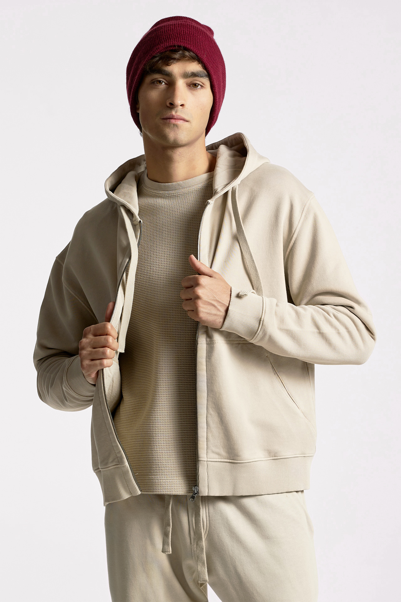 Relaxed Fit Full Zip