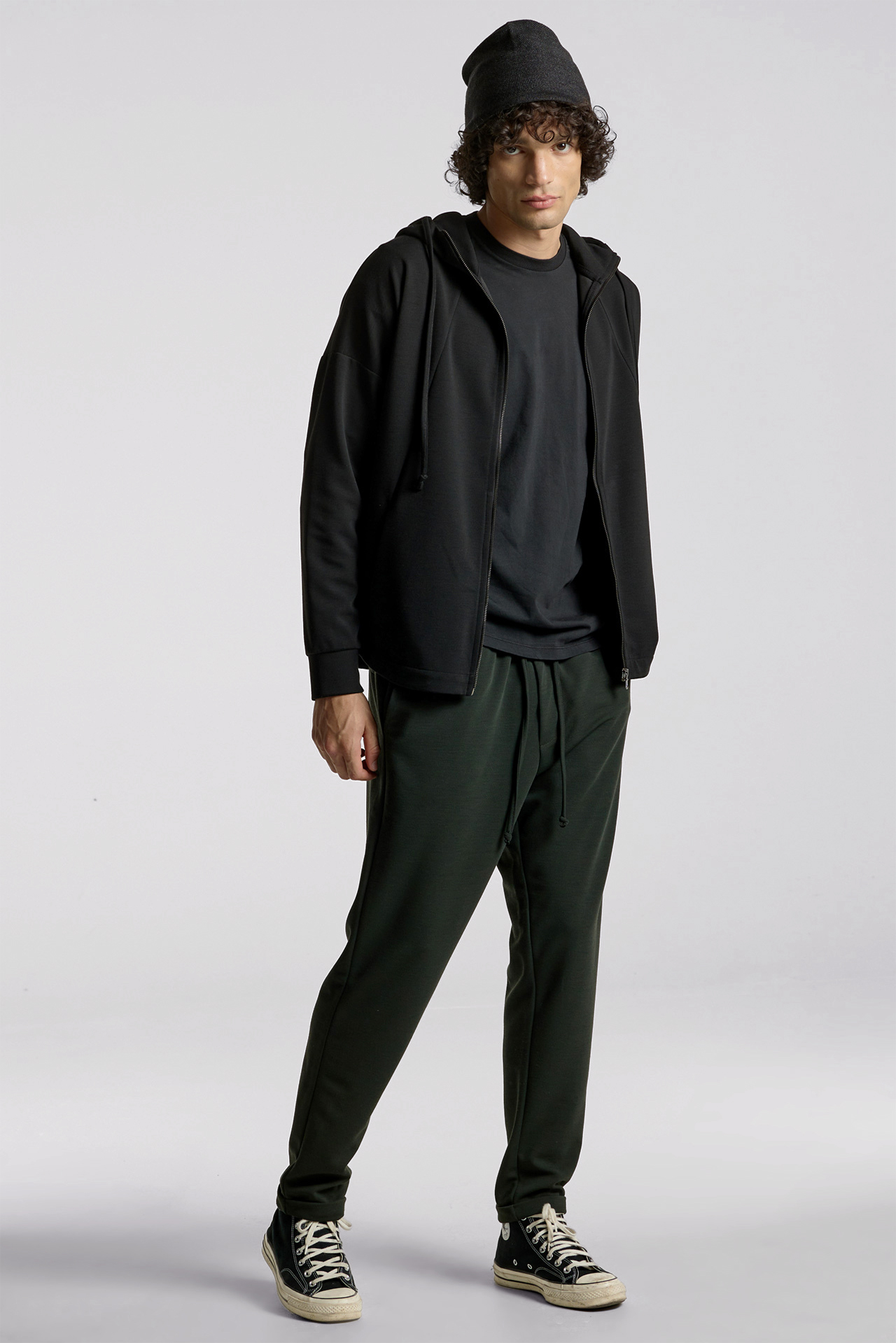 Divided Detailing Sport Full Zip