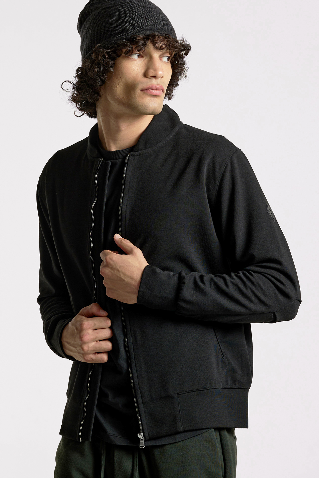 Regular Fit Bomber Full Zip