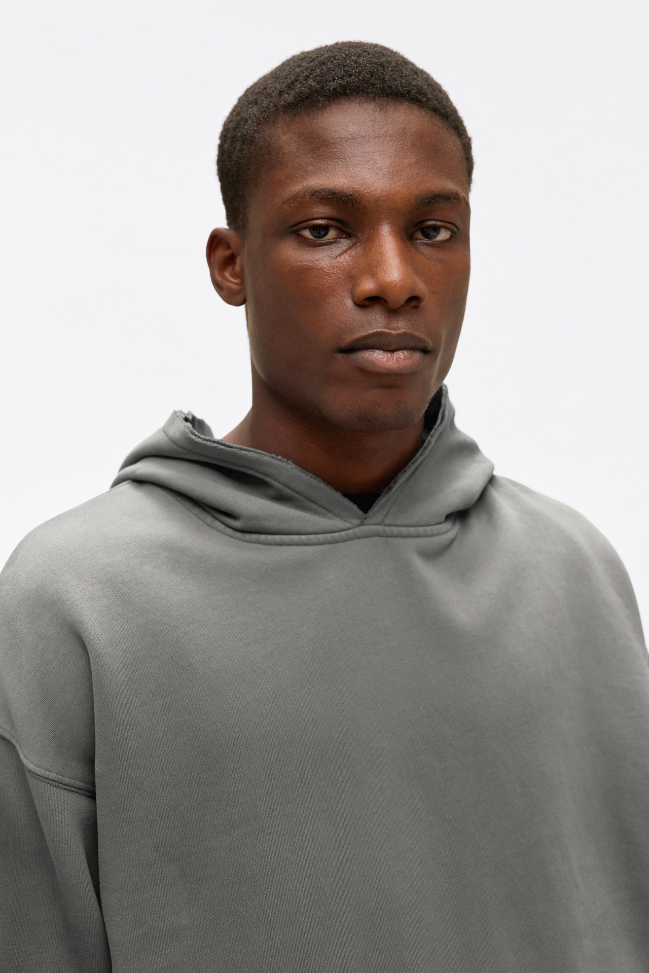 Rib Detailed Hoodie