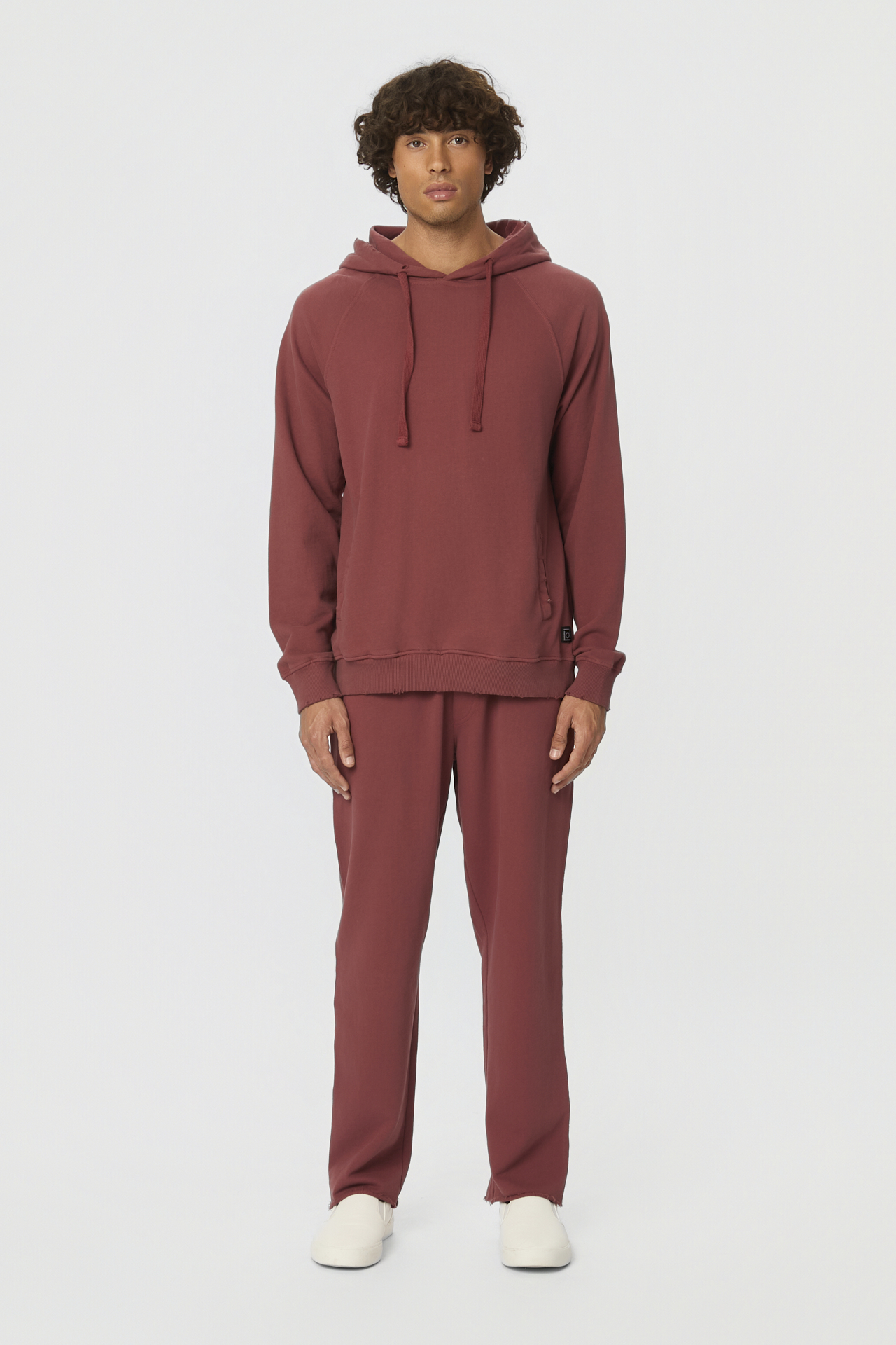 RAGLAN HOODIE WITH DESTROYS