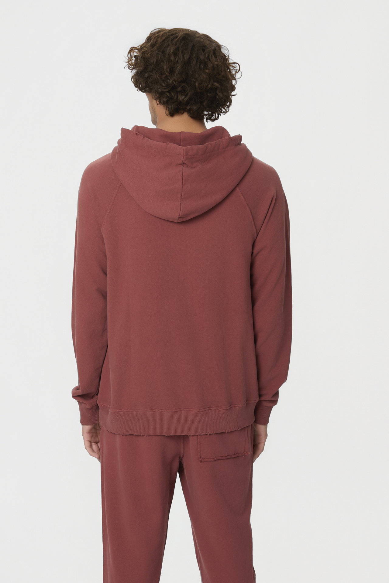 RAGLAN HOODIE WITH DESTROYS