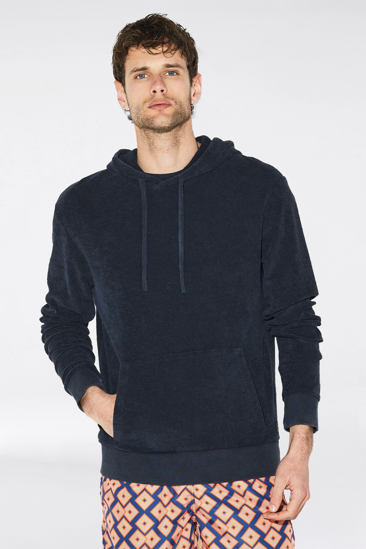 (TERRY) TOWEL RIB DETAIL (ACID) HOODIE