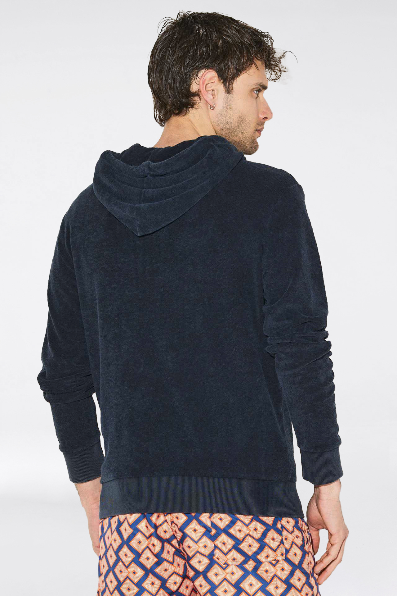 (TERRY) TOWEL RIB DETAIL (ACID) HOODIE