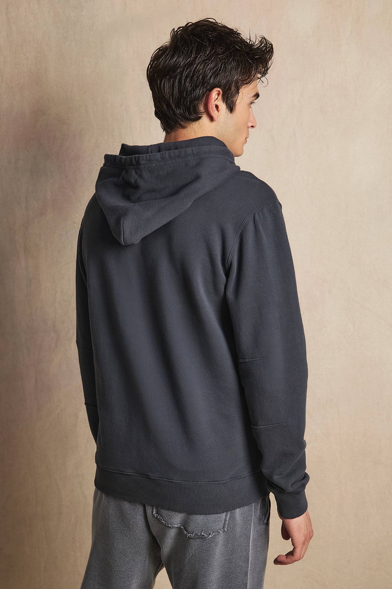 HIDDEN POCKETS LOOSE FIT HOODIE
