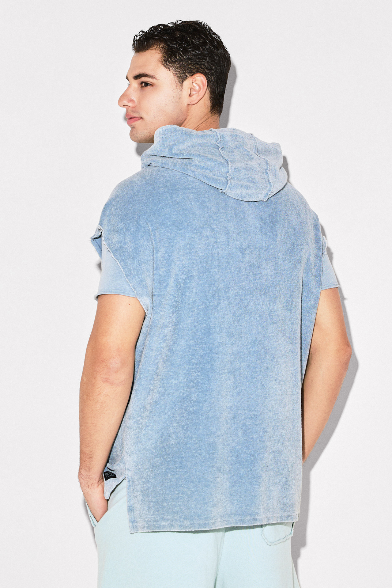 (TERRY) TOWEL SLEEVELESS (ACID) HOODIE