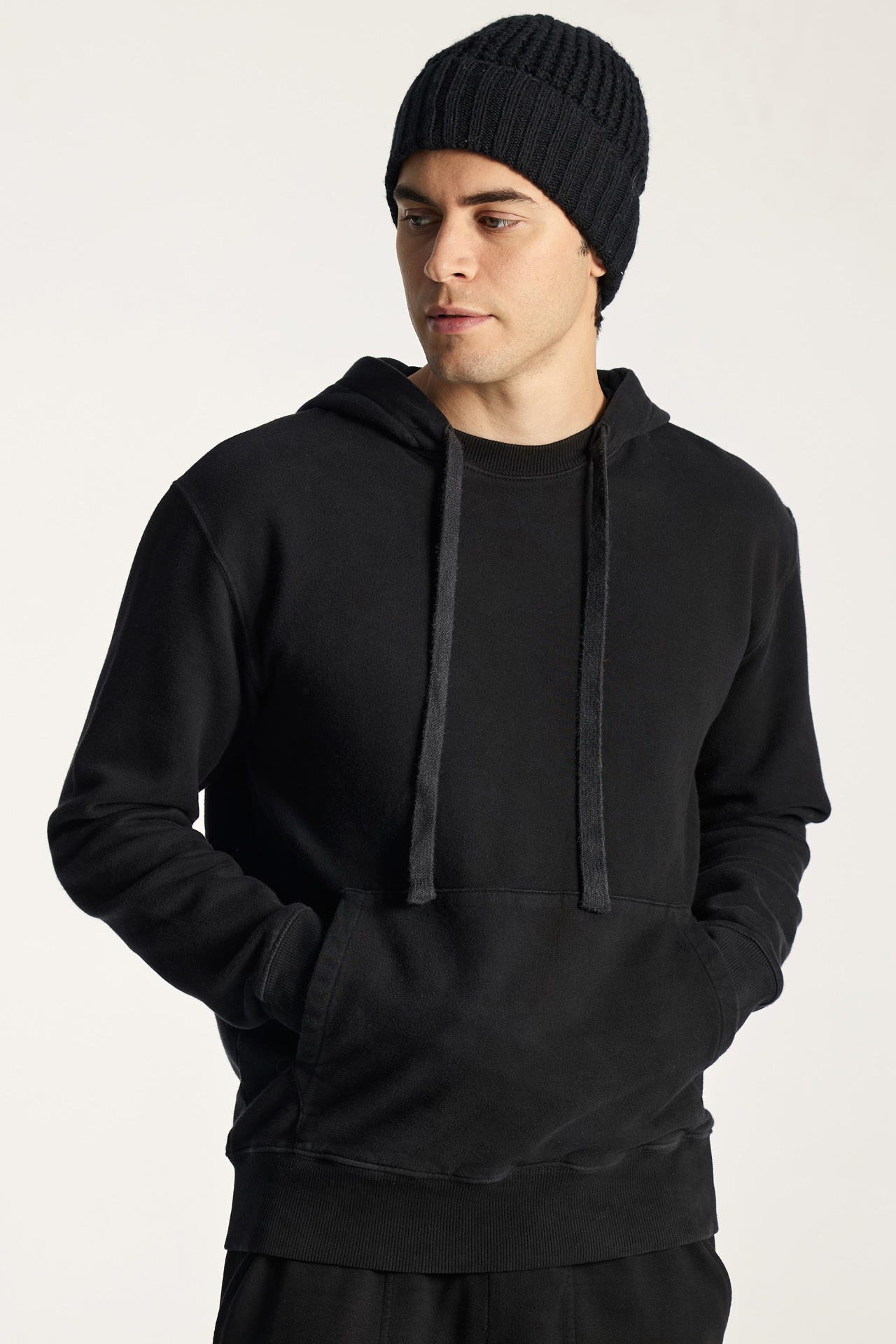 Regular Fit With Neck Detail Hoodie