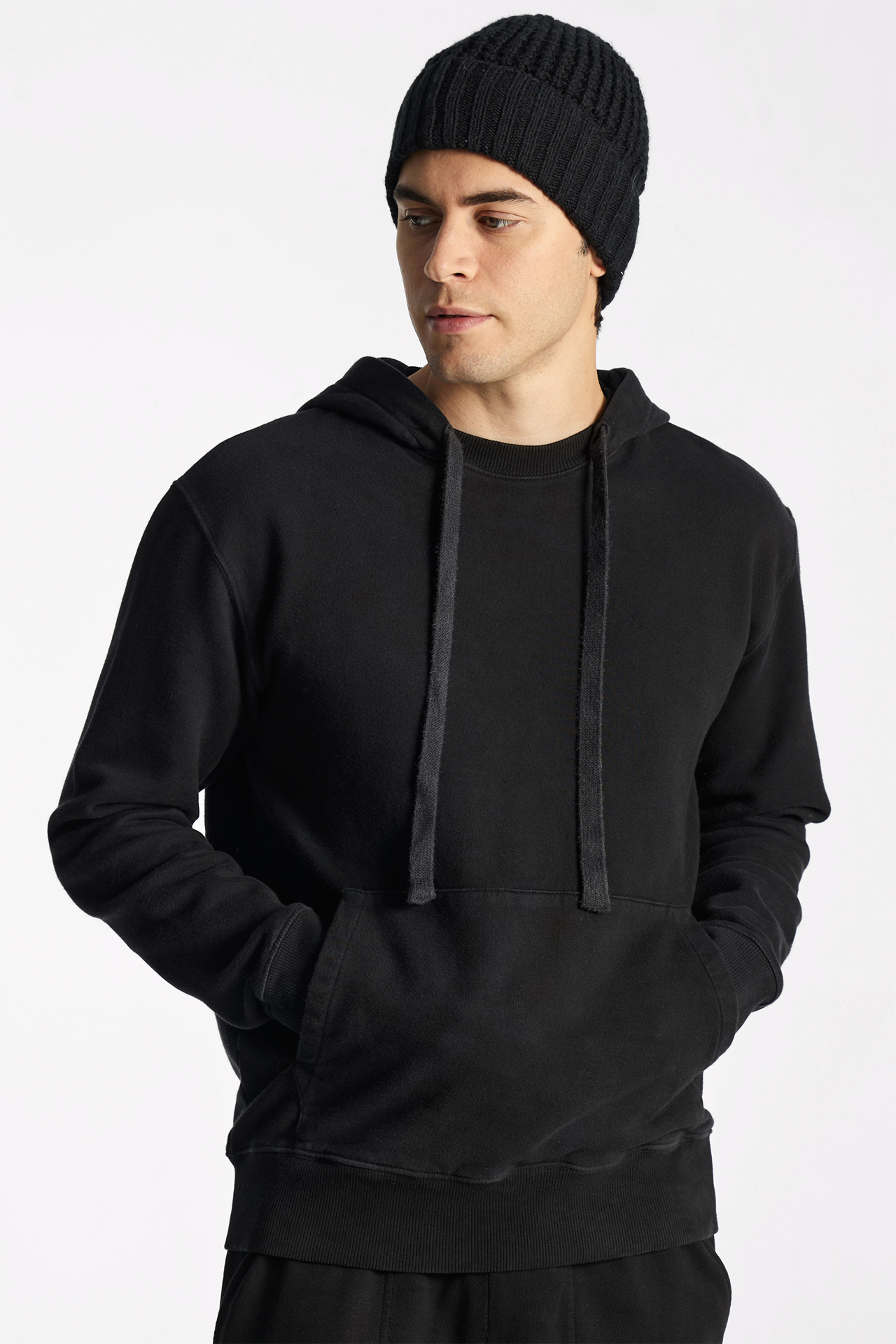 Regular Fit With Neck Detail Hoodie