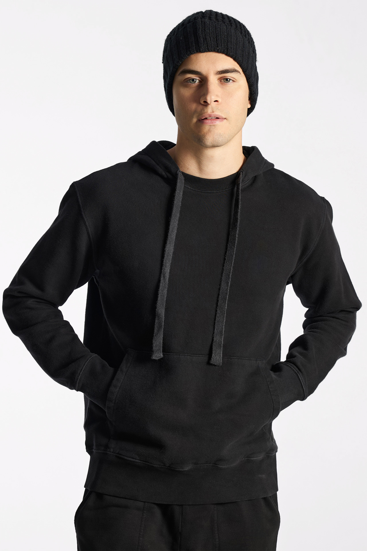 Regular Fit With Neck Detail Hoodie