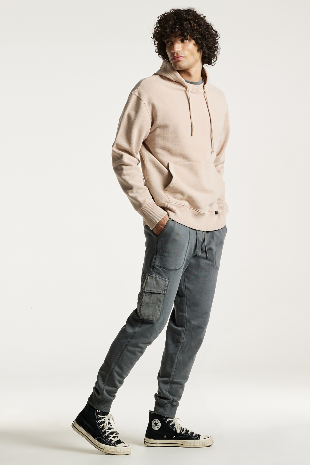 Regular Fit With Neck Detail Hoodie