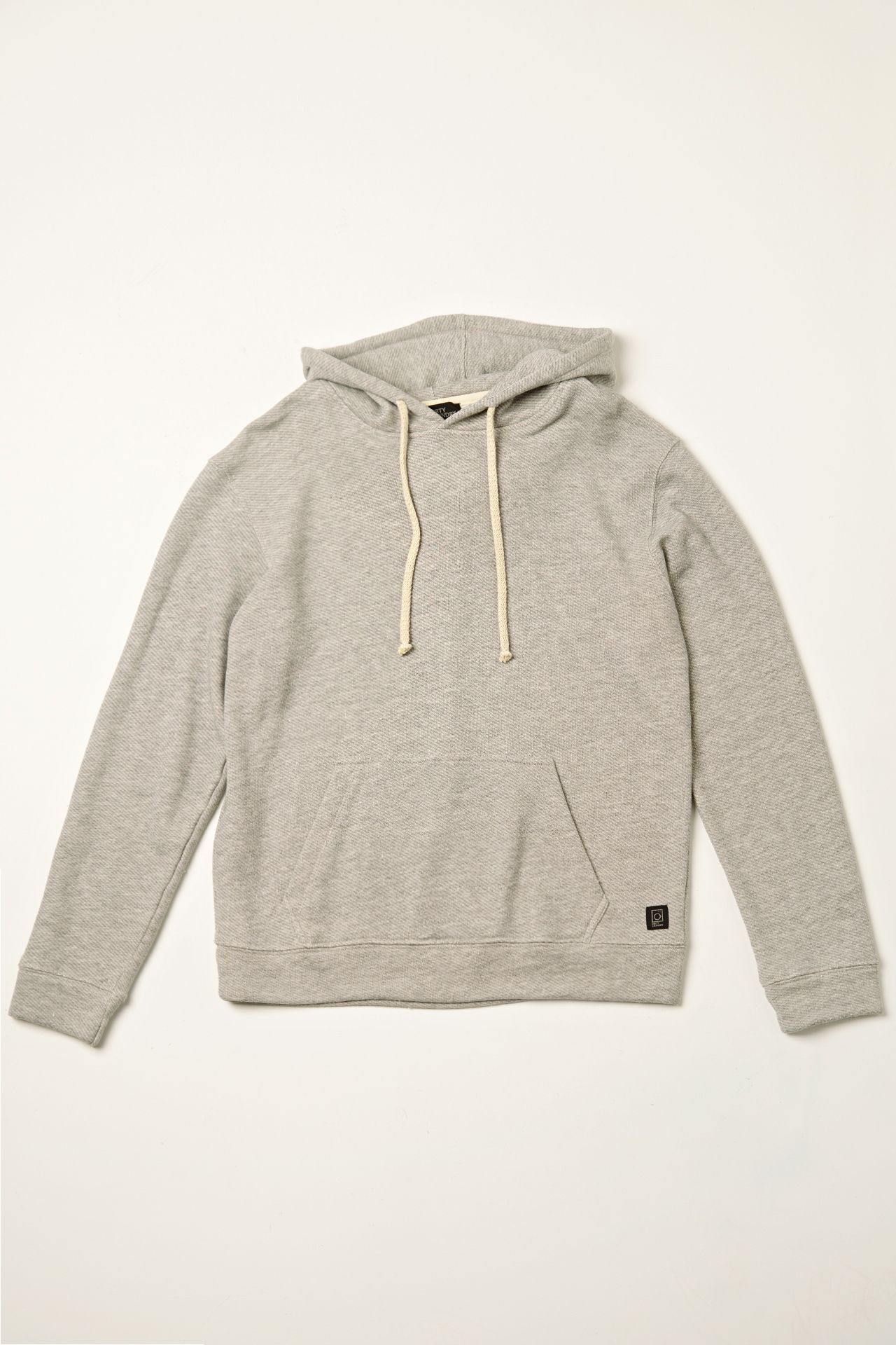 DIAGONAL MELANGE HOODIE