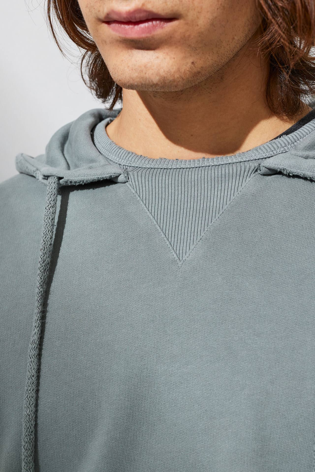 FRONT RIB TRIANGLE HOODIE