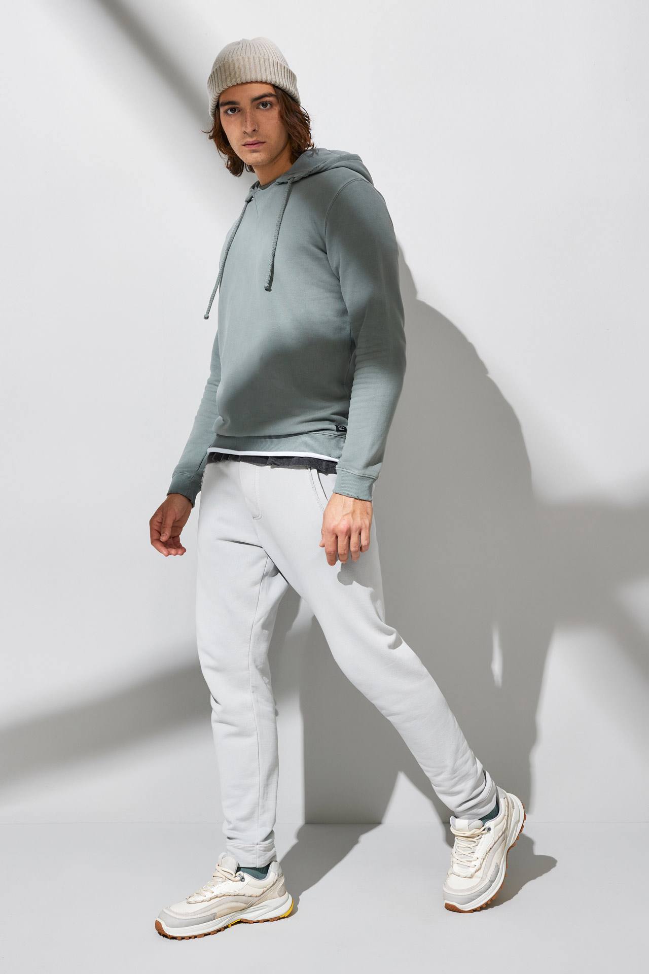 FRONT RIB TRIANGLE HOODIE