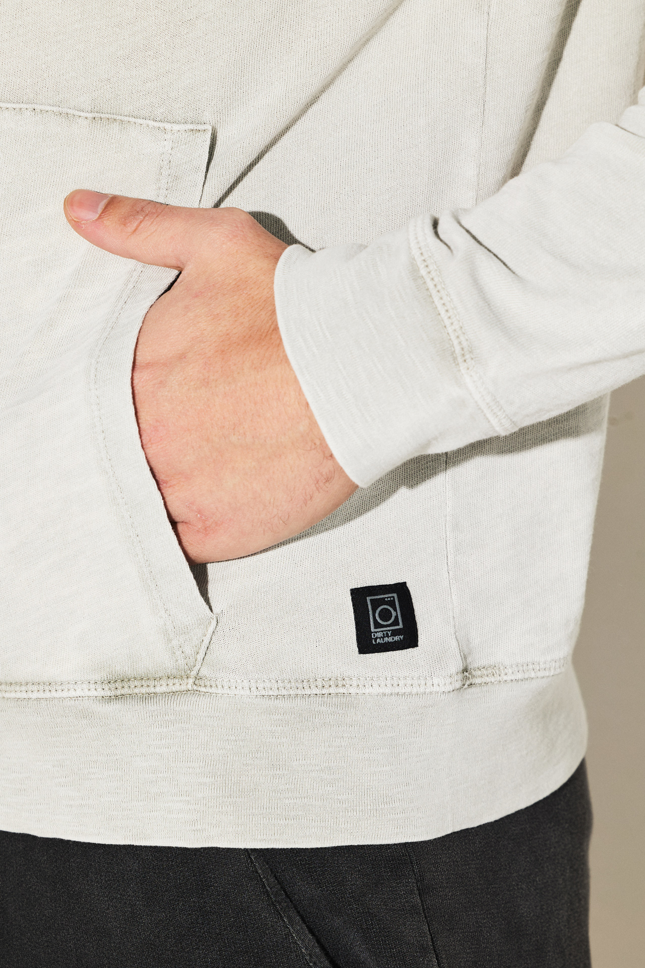 HEAVY SLUB (RIB DETAIL)ACID HOODIE