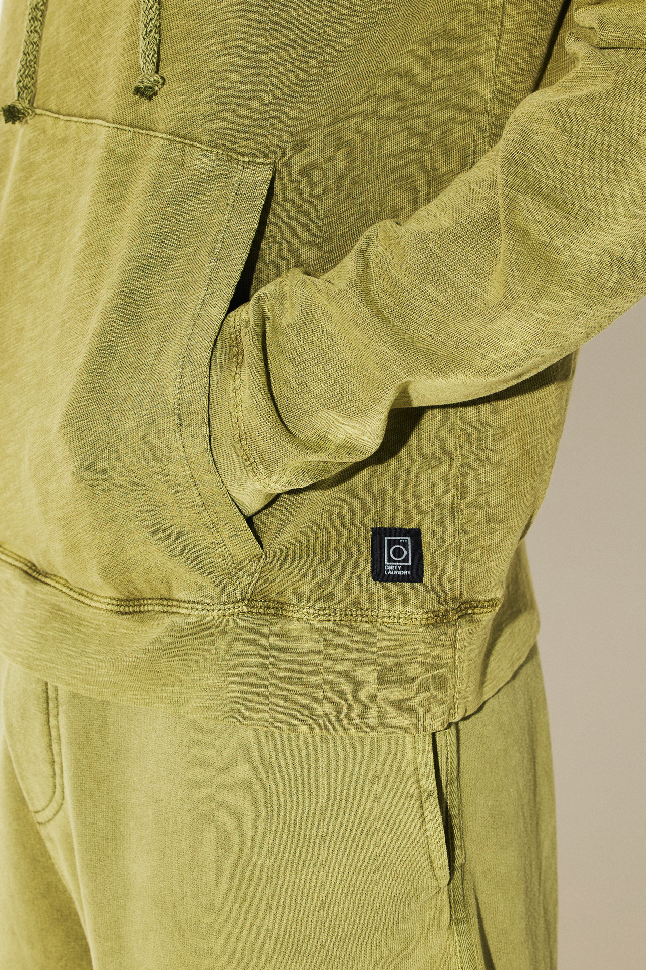 HEAVY SLUB (RIB DETAIL)ACID HOODIE