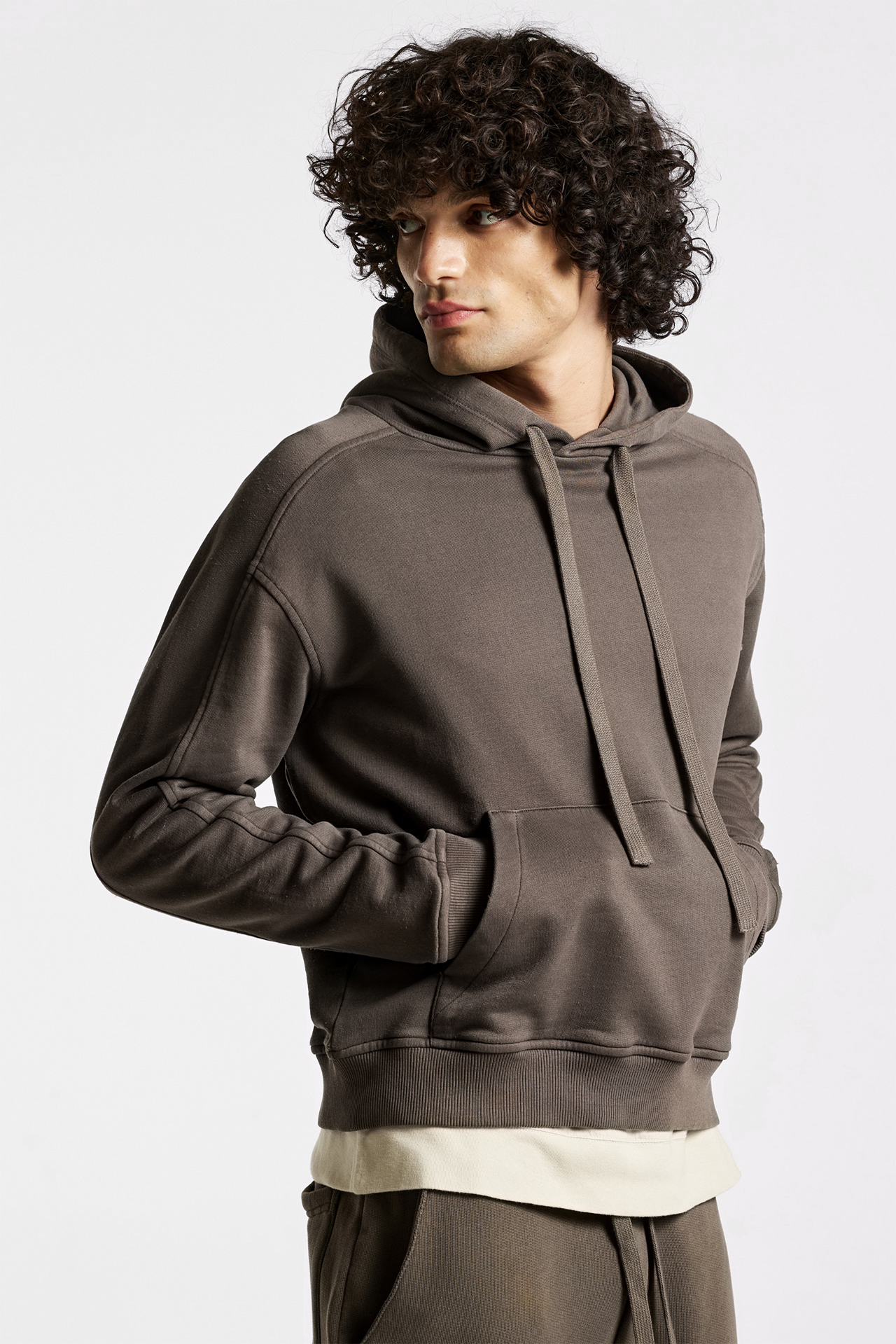 Regular Fit With Sleeve Detail Hoodie