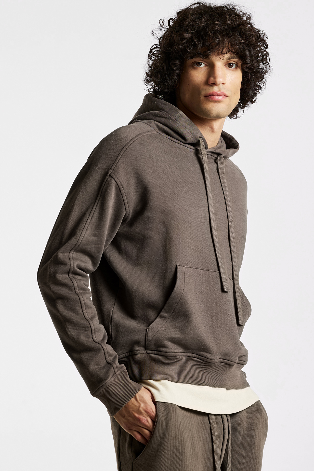 Regular Fit With Sleeve Detail Hoodie