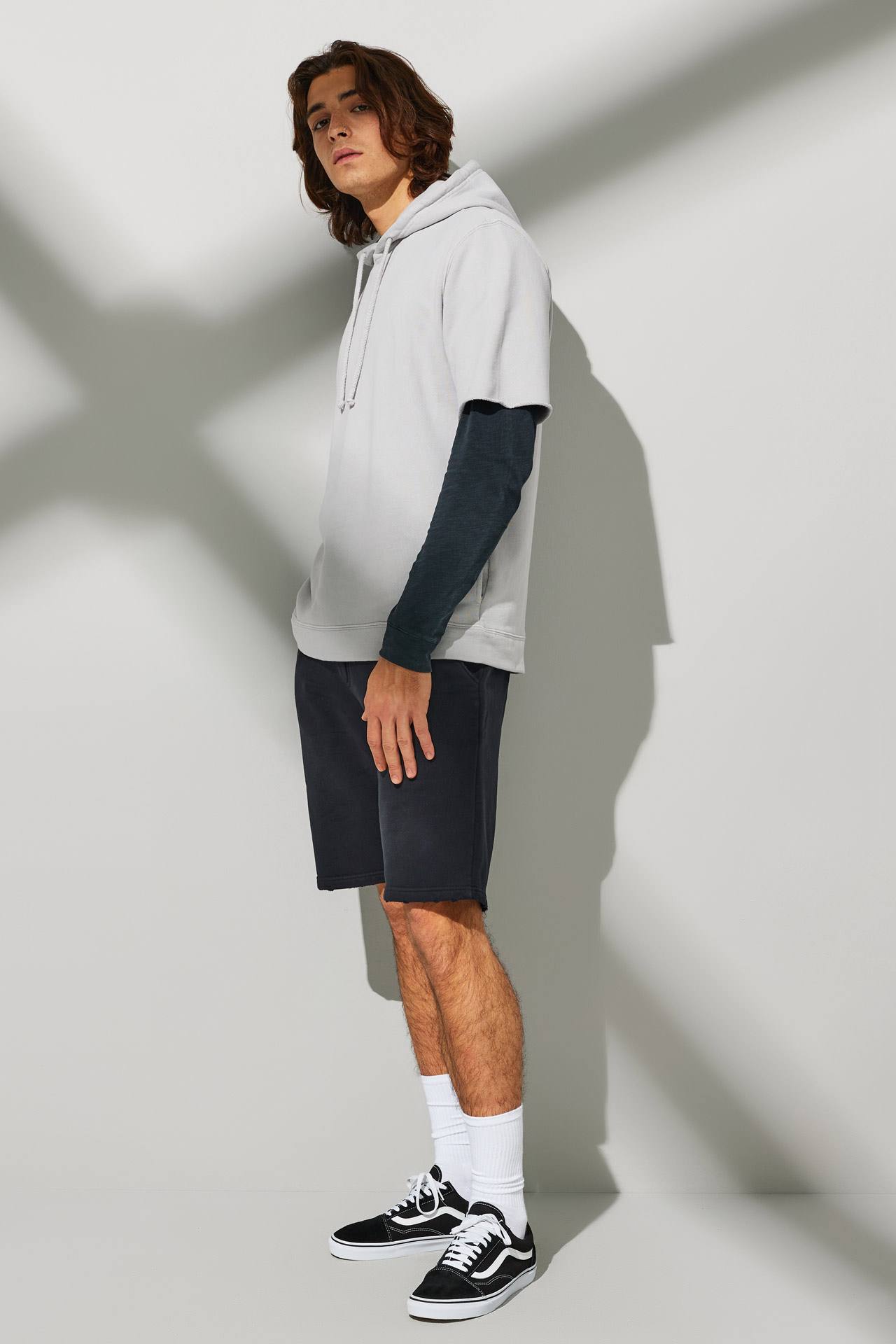 OVERSIZED S/SLEEVE HOODIE