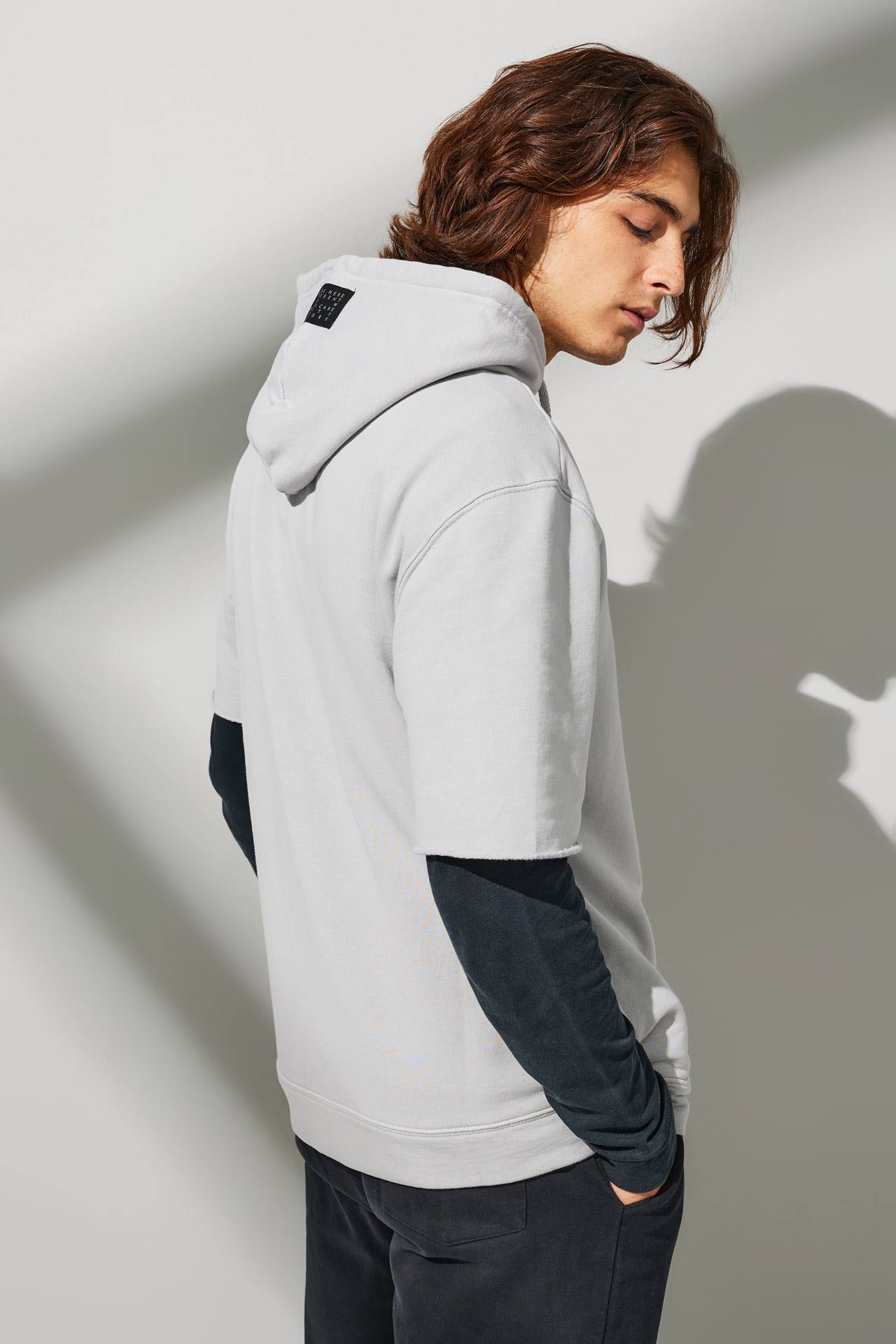 OVERSIZED S/SLEEVE HOODIE