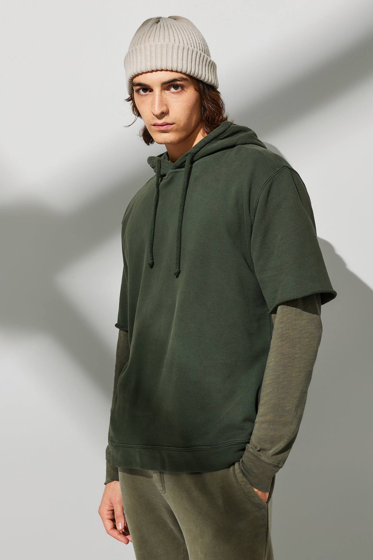 OVERSIZED S/SLEEVE HOODIE