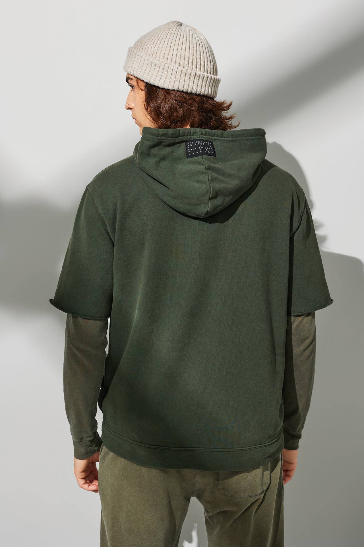 OVERSIZED S/SLEEVE HOODIE