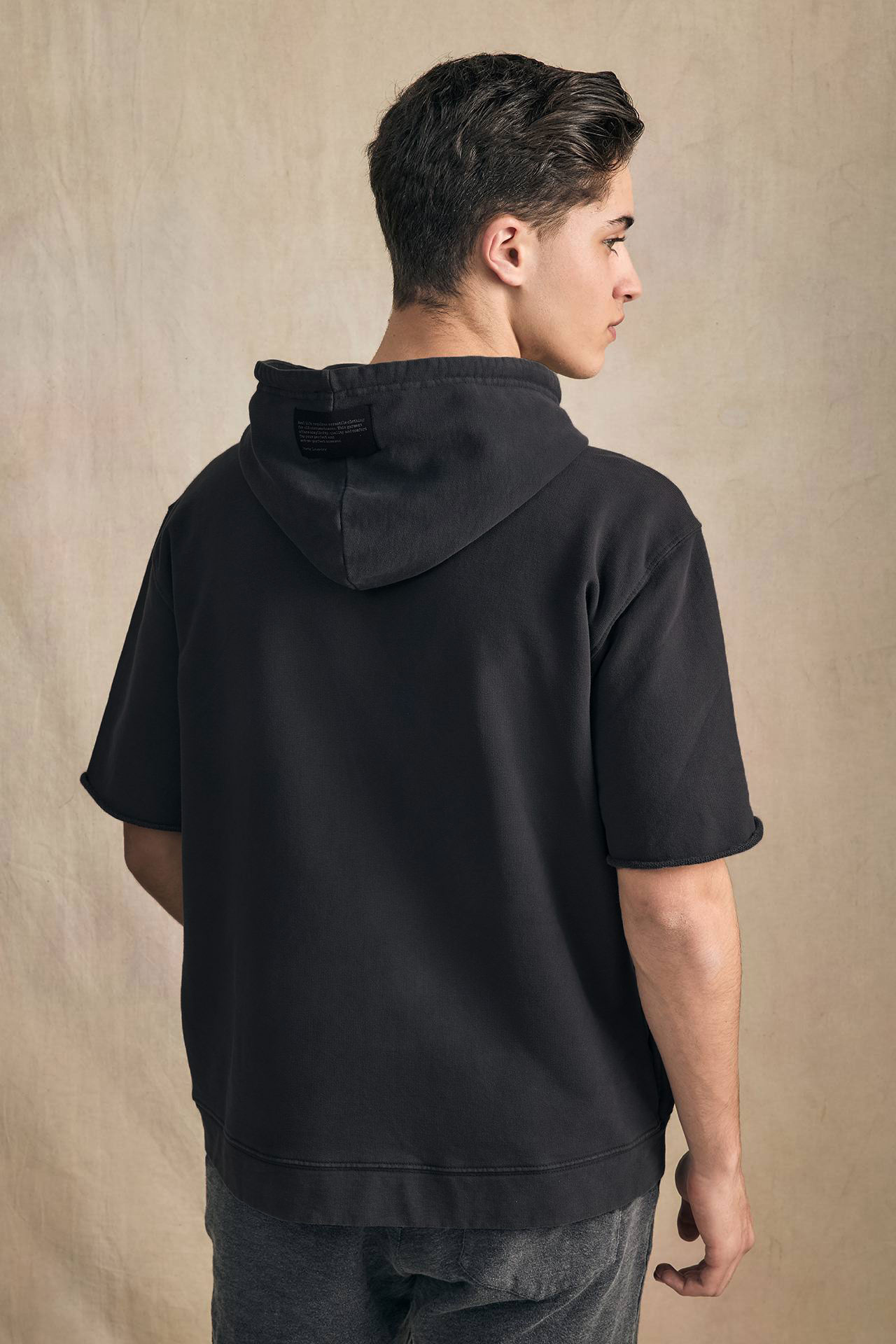 OVERSIZED S/SLEEVE HOODIE