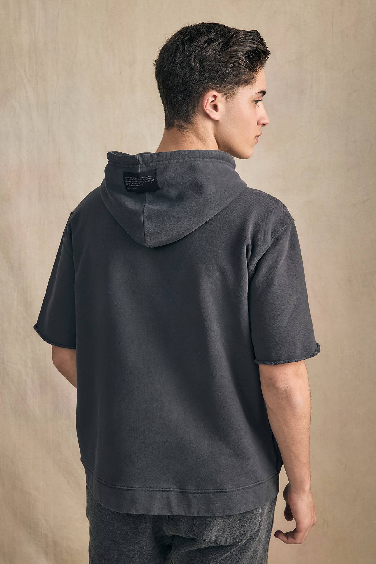 OVERSIZED S/SLEEVE HOODIE