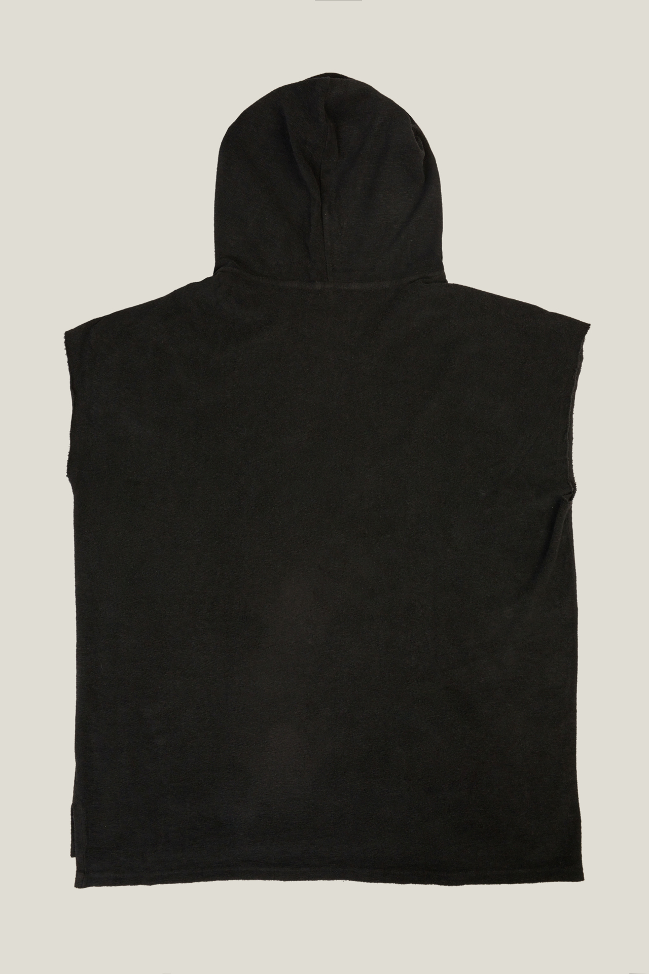 Sleeveless Terry Towel Hoodie