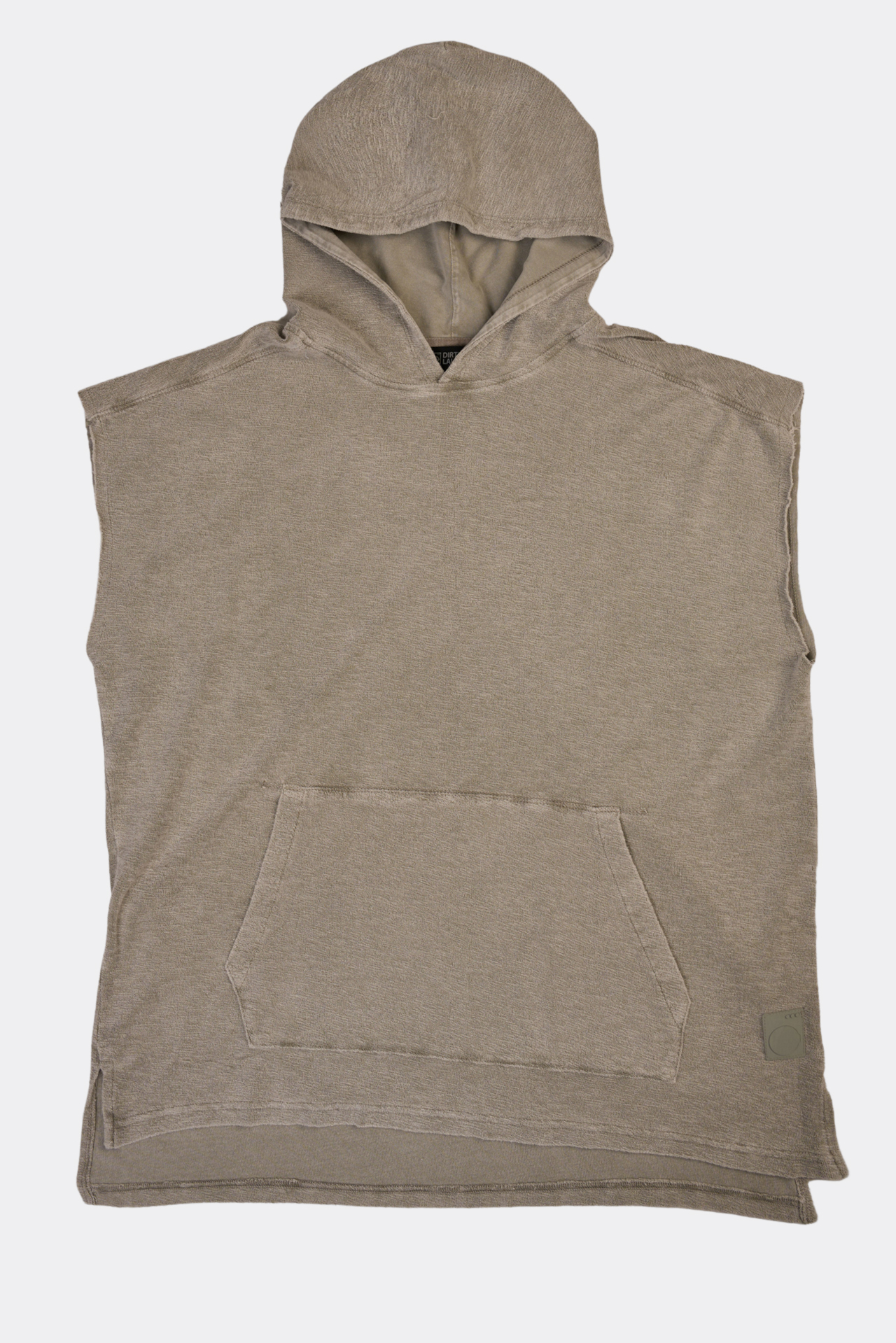 Sleeveless Terry Towel Hoodie