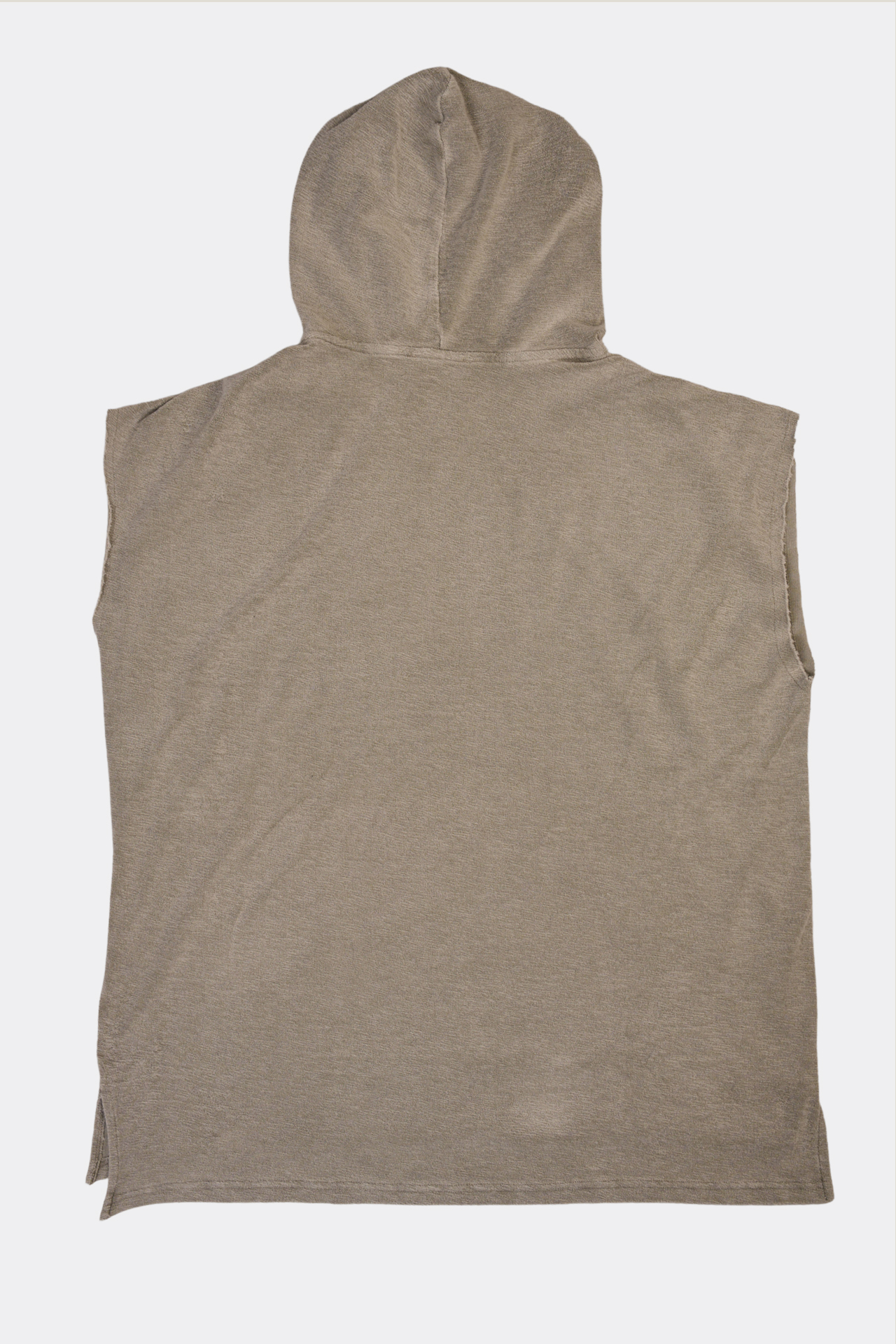 Sleeveless Terry Towel Hoodie