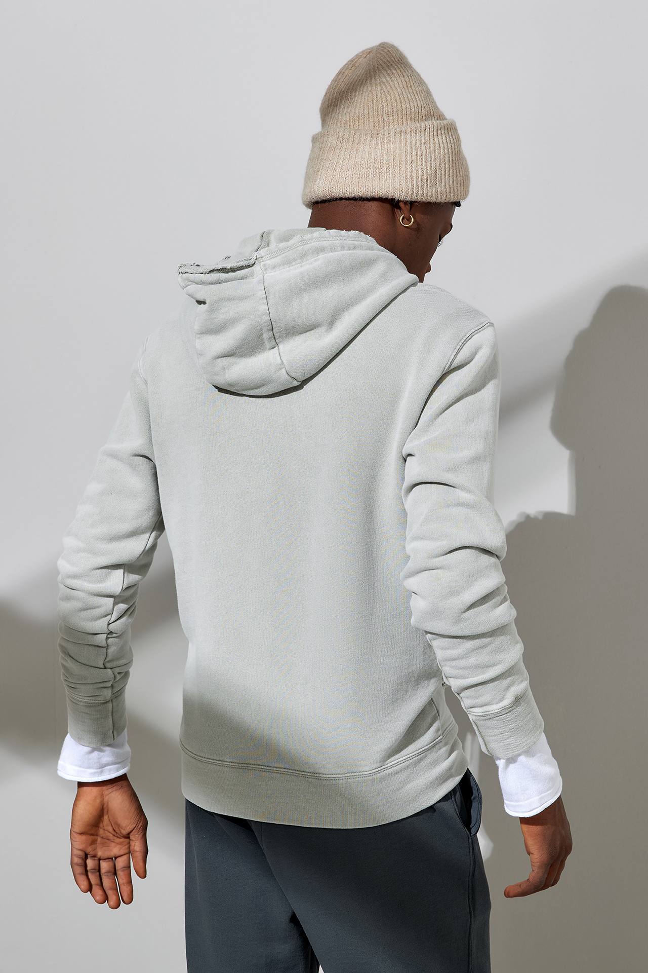 ACID RAW EDGE OVERSIZED HOODIE