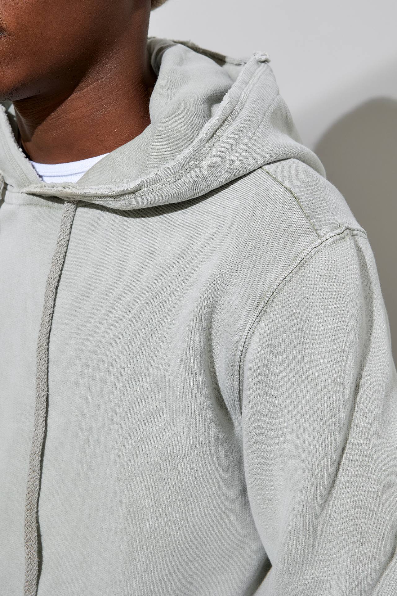 ACID RAW EDGE OVERSIZED HOODIE