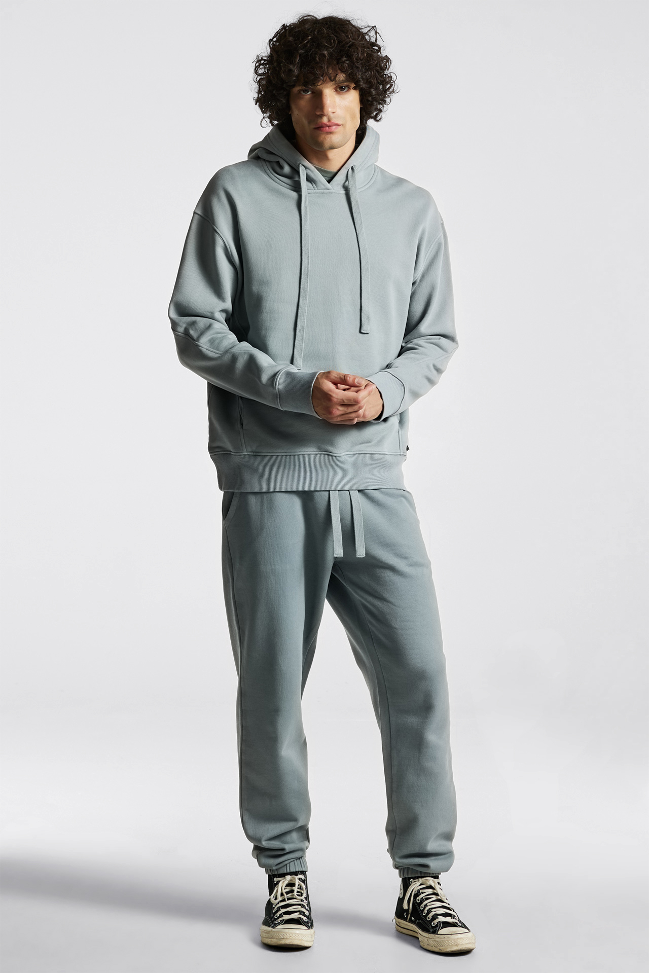 Divided Detailing Hoodie