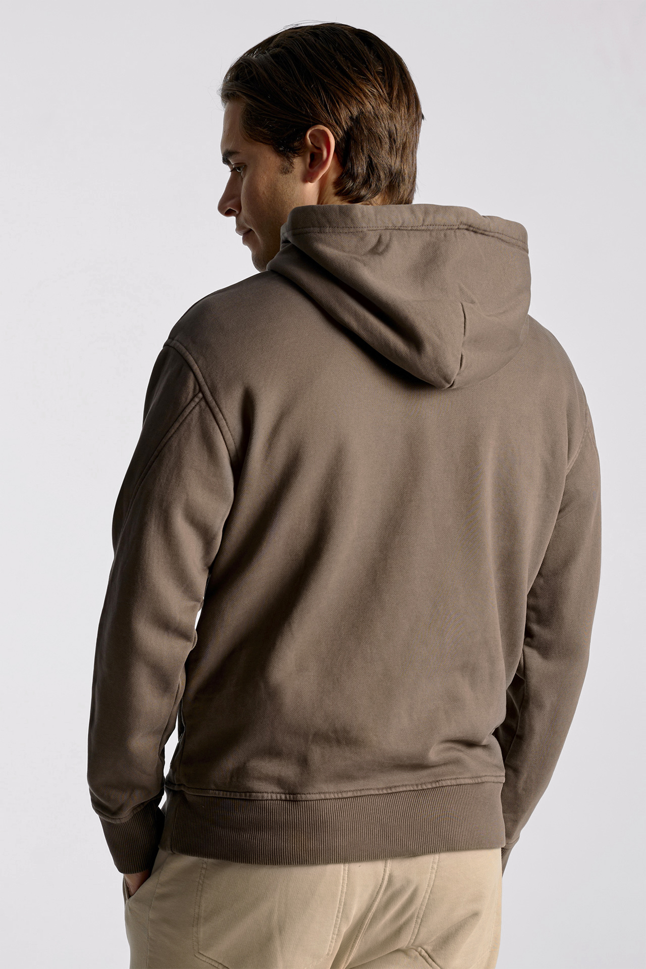 Divided Detailing Hoodie