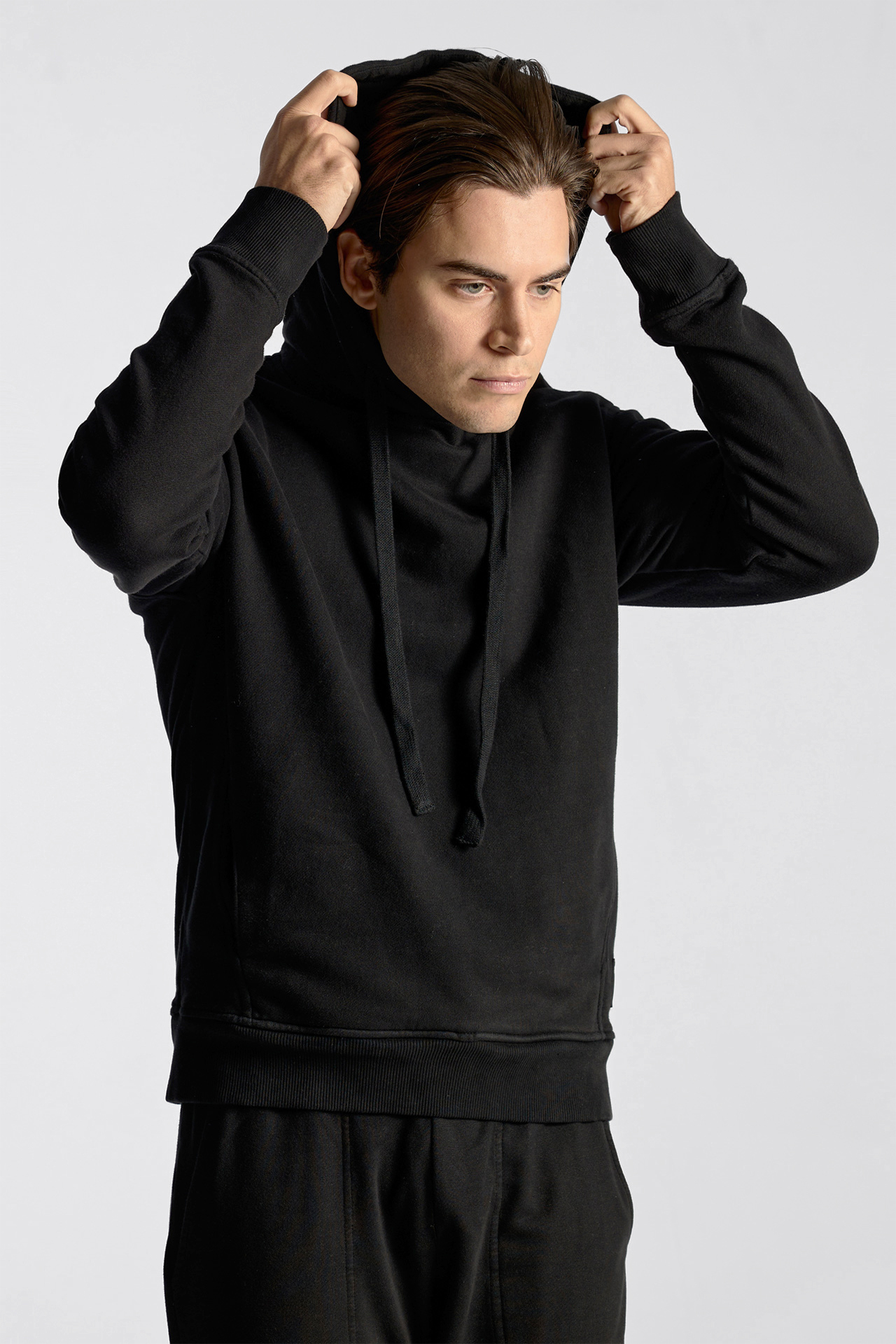 Divided Detailing Hoodie