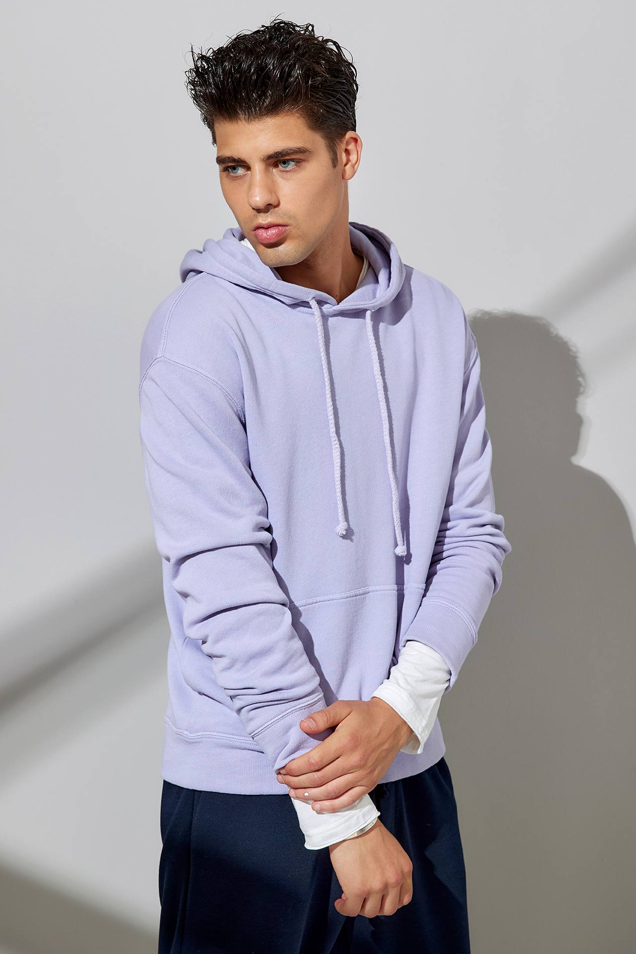 LOOSE KNIT OVERSIZED HOODIE