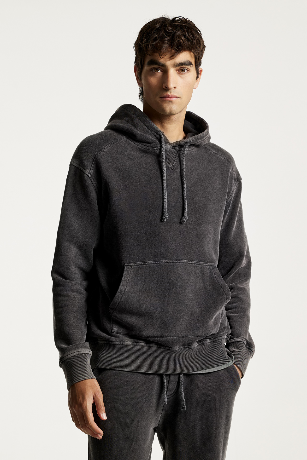 Front Rib Triangle Hoodie